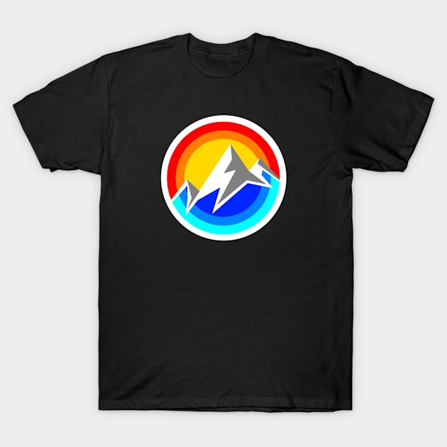 mountain circle T-Shirt by pholange